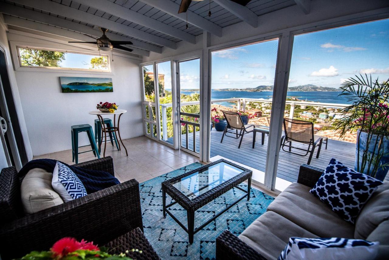 Beautiful Honeymoon Suite At Sunset Serenade Cruz Bay Bagian luar foto